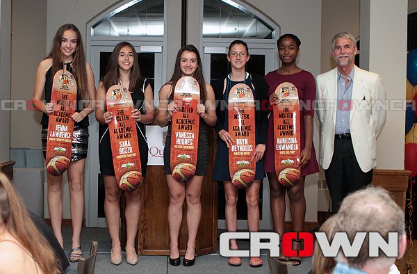 2016 JUEL Prep Academic - Individual Awards – Jenna Lawrence – North Toronto Huskies, Sara Bozzo – Hamilton Transway, Vanessa Hughes – Blessed Sacrament, Bryn Reynolds – Kingston Impact, Nakeisha Ekwandja – Blues JUEL Prep