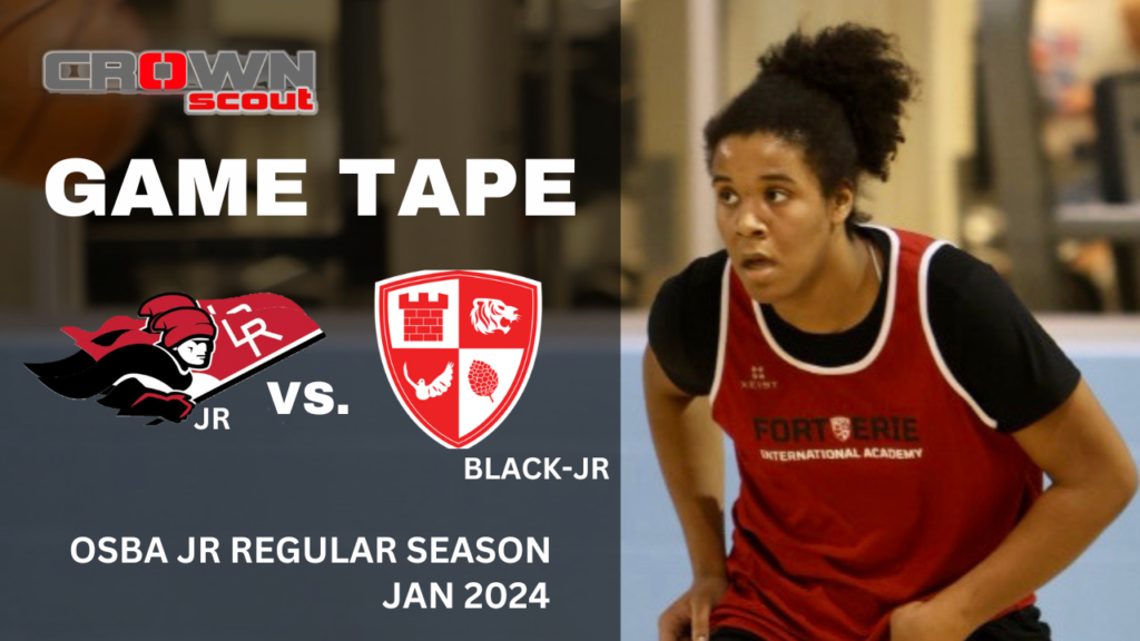 Louis Riel Jr vs Fort Erie Jr-Black - Jan 2024