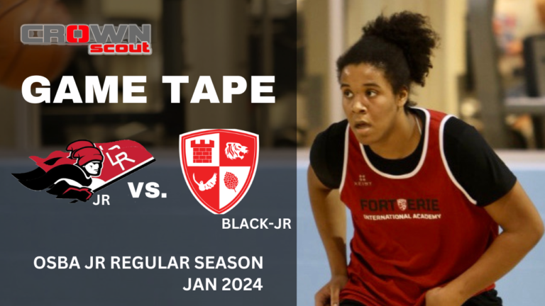 Louis Riel Jr vs Fort Erie Jr-Black - Jan 2024